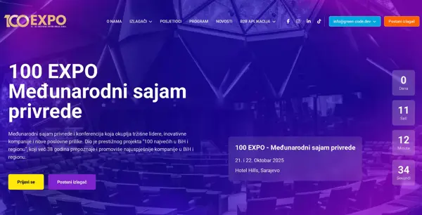 Expo100 - International B2B Conference Platform
