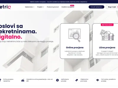 Metriq.ba - Intelligent Real Estate Valuation Platform
