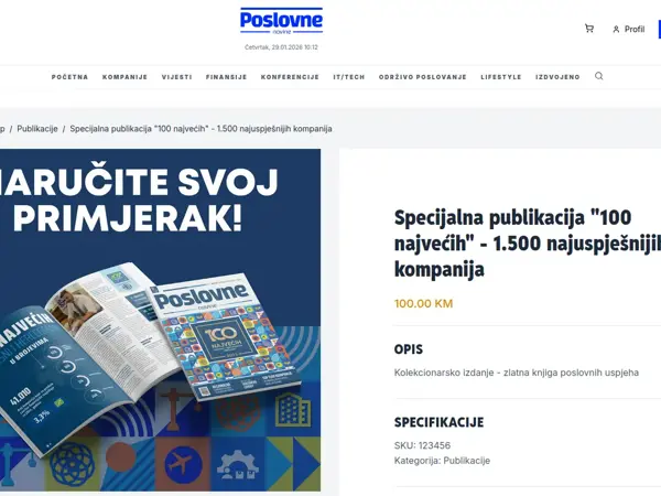 Poslovne Novine | Business News, CRM & Company Database 
