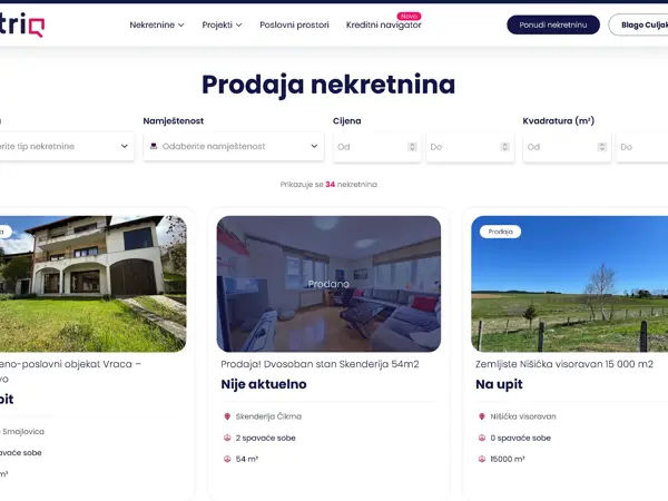 Metriq.ba - Intelligent Real Estate Valuation Platform